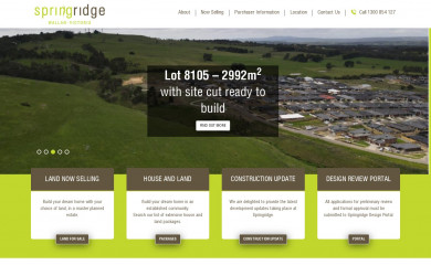 springridge.com.au screenshot