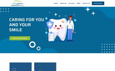 springvalleydental.ca screenshot