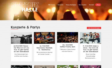 sputnikhalle.de screenshot