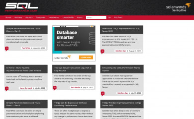 sqlperformance.com screenshot