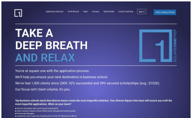 squareoneprep.com screenshot