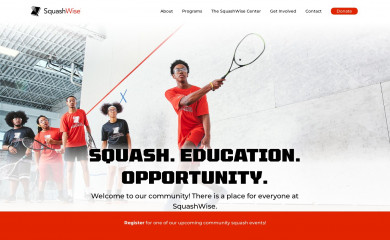 squashwise.com screenshot
