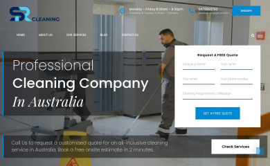sr-cleaning.com.au screenshot