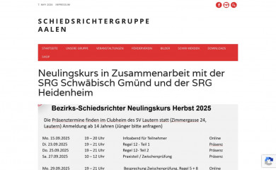 srgaalen.de screenshot