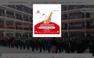 sres.edu.np screenshot