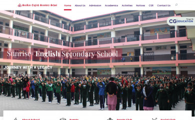 sres.edu.np screenshot