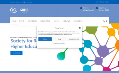 srhe.ac.uk screenshot