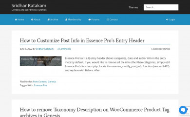 http://sridharkatakam.com screenshot