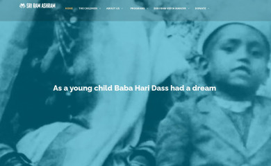 sriramashram.org screenshot