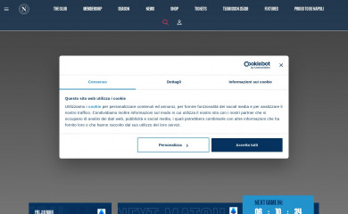 sscnapoli.it screenshot