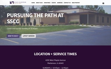 sschristiancenter.com screenshot
