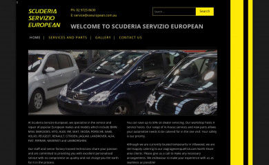 sseuropean.com.au screenshot