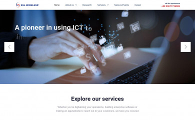 sslwireless.com screenshot