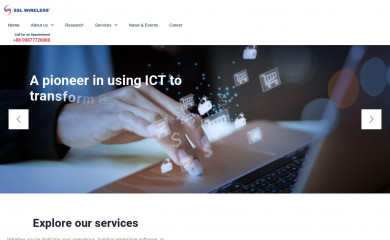 sslwireless.com screenshot