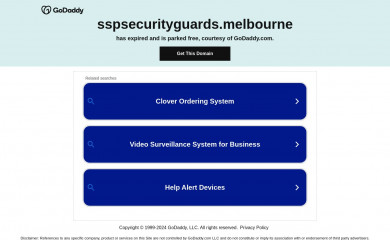 sspsecurityguards.melbourne screenshot
