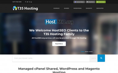 t35hosting.com screenshot