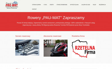 tuchola-rowery.pl screenshot