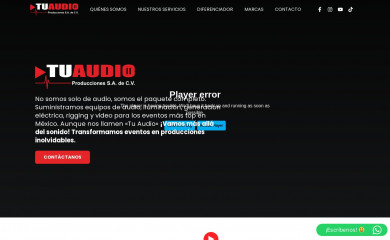 tuaudio.com screenshot