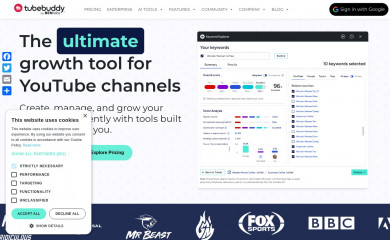 tubebuddy.com screenshot