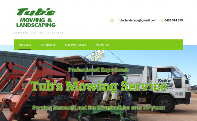 tubsmowing.com.au screenshot