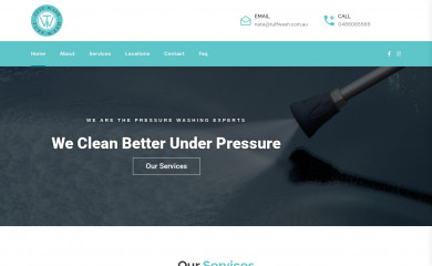 tuffwash.com.au screenshot