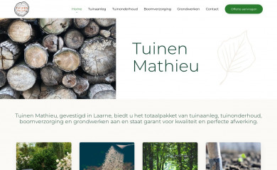 tuinenmathieu.be screenshot