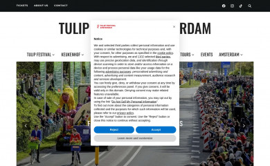 tulipfestivalamsterdam.com screenshot