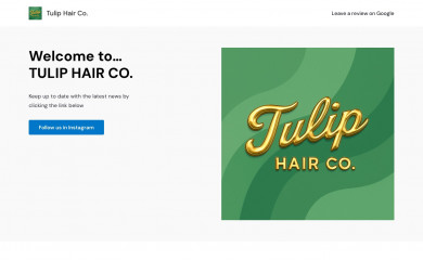 tuliphairco.com screenshot