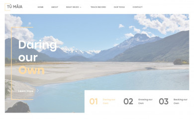 tumaia.co.nz screenshot