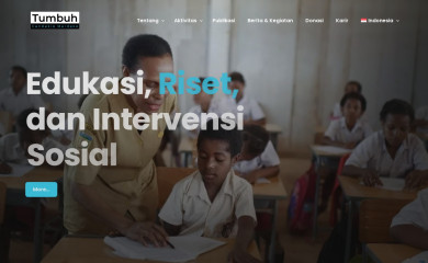 tumbuhinstitute.org screenshot