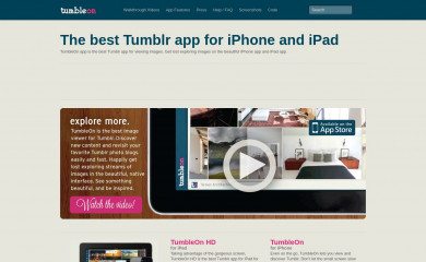 tumbleonapp.com screenshot