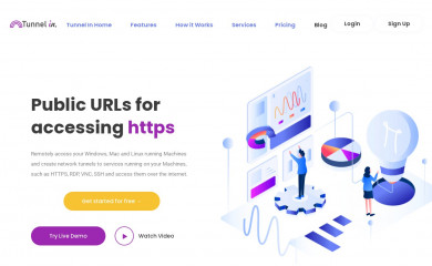 tunnelin.com screenshot