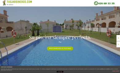 tusjardineros.com screenshot
