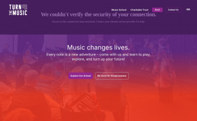 turnupthemusic.co.nz screenshot