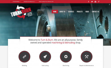 turnandburn.ca screenshot