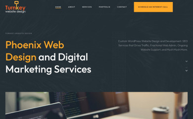 turnkeysitedesign.com screenshot