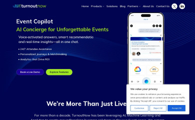 turnoutnow.com screenshot