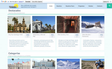 turismo77.cl screenshot