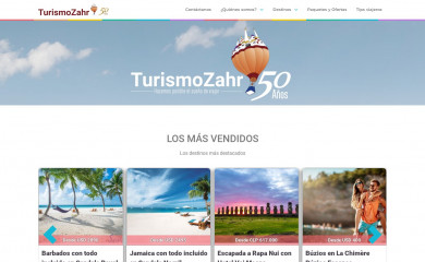 turismozahr.cl screenshot