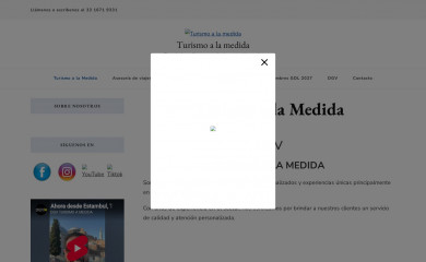 turismoalamedida.com screenshot