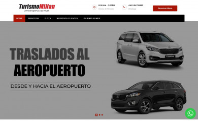 turismomillan.cl screenshot
