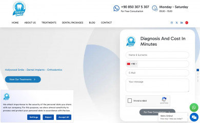 turkiyedental.com screenshot