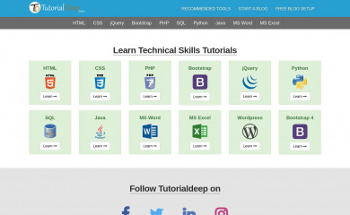 tutorialdeep.com screenshot