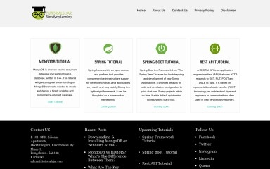 tutorialsjar.com screenshot