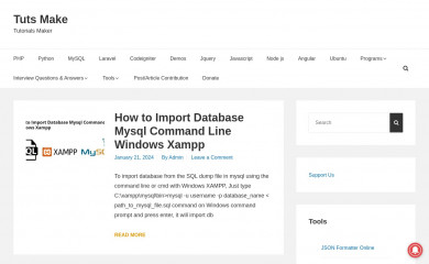 tutsmake.com screenshot