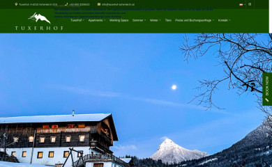 tuxerhof-achenkirch.at screenshot