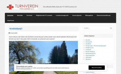 tv-losheim.de screenshot