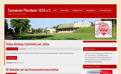 tv-pforzheim.de screenshot