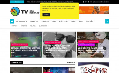 tvsaobernardo.com screenshot