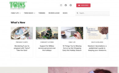 twinsmagazine.com screenshot